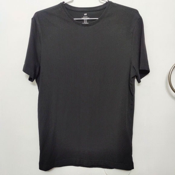 H&M slim fit cotton round neck tshirts short sleeve size medium - Picture 2 of 4